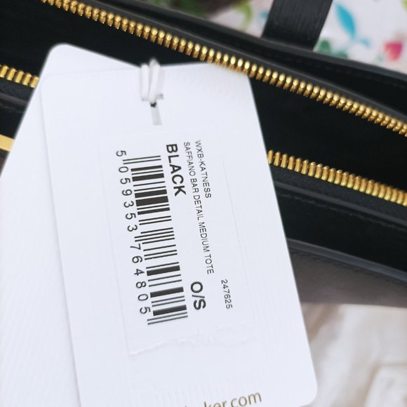 Authentic Ted Baker Medium Tote Bag Black - Picture 11 of 16